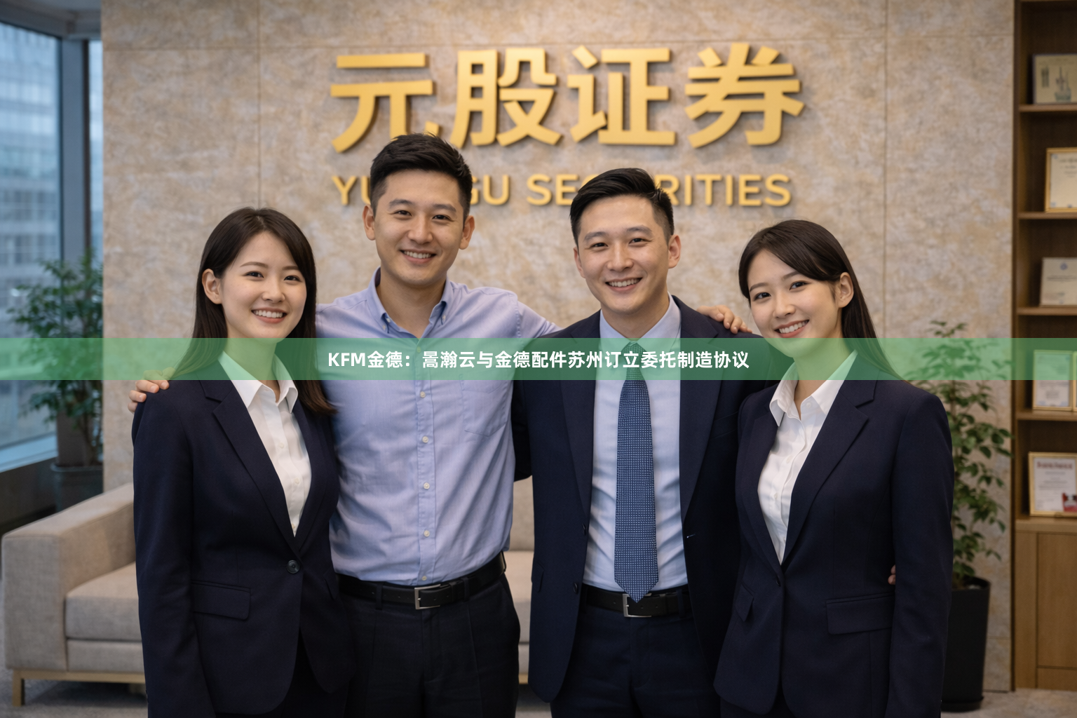 KFM金德：暠瀚云与金德配件苏州订立委托制造协议