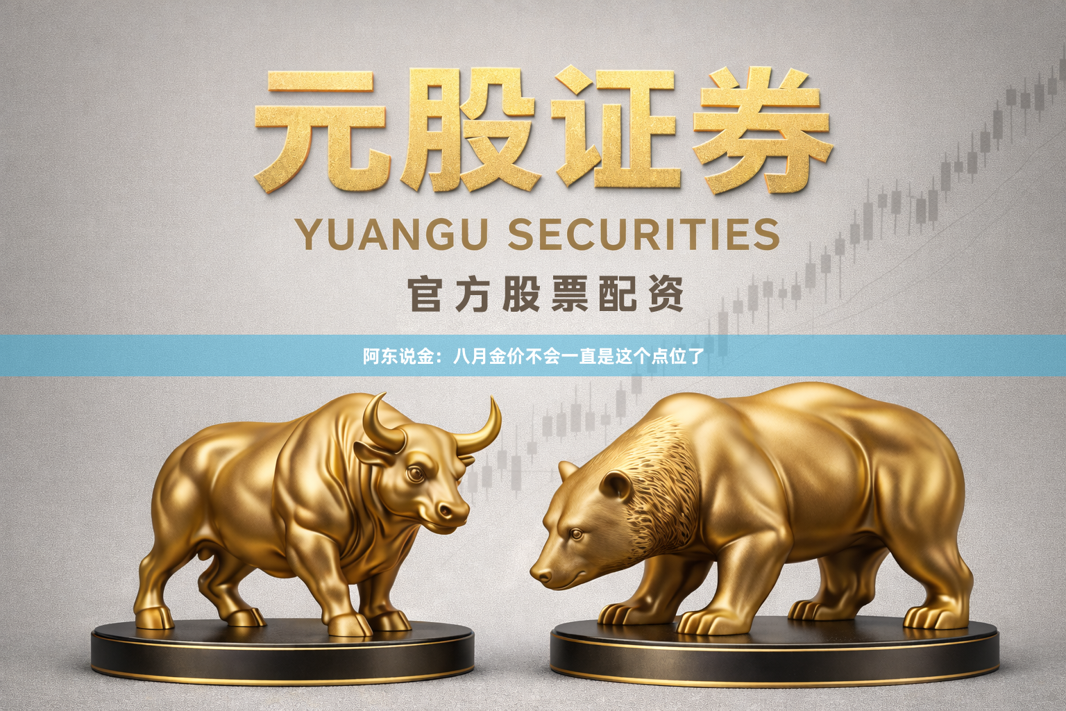 阿东说金：八月金价不会一直是这个点位了