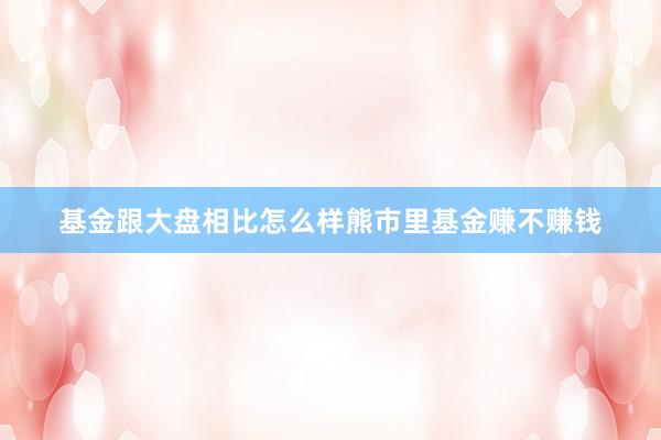 基金跟大盘相比怎么样熊市里基金赚不赚钱