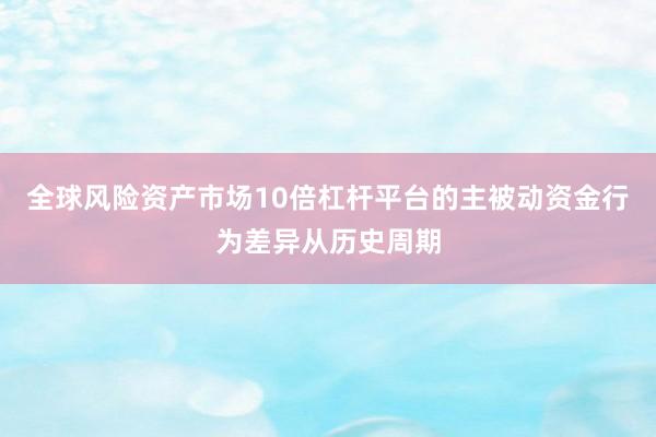 全球风险资产市场10倍杠杆平台的主被动资金行为差异从历史周期