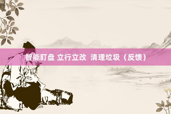 智能盯盘 立行立改  清理垃圾（反馈）